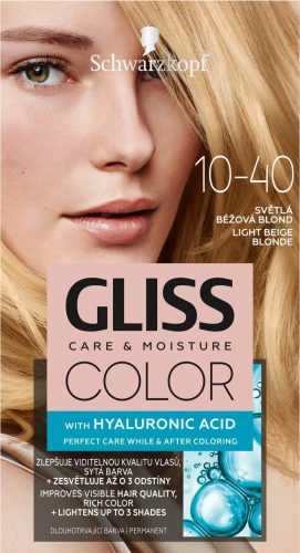 Hajfesték SCHWARZKOPF GLISS Color 10-40 Világos bézsszőke 60 ml