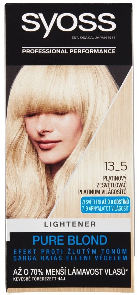 Hajvilágosító SYOSS Color 13-5 Platinum szőkítő 50 ml