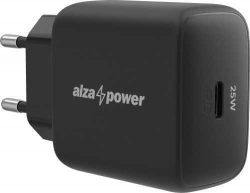 Hálózati adapter AlzaPower A125 Fast Charge 25 W fekete