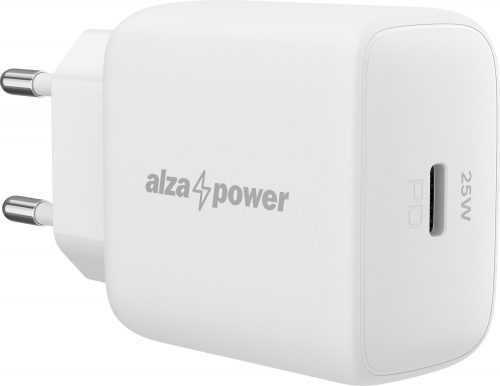 Hálózati adapter AlzaPower A125 Fast Charge 25W fehér