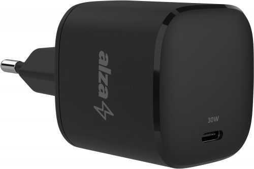 Hálózati adapter AlzaPower G130 mini Fast Charge 30W fekete
