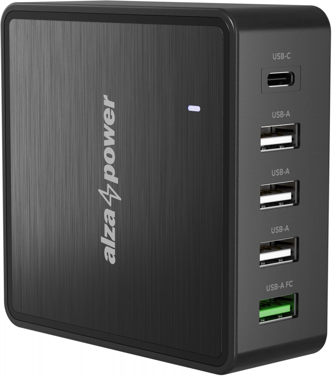 Hálózati adapter AlzaPower M100 Multi Charge Power Delivery 60 W fekete