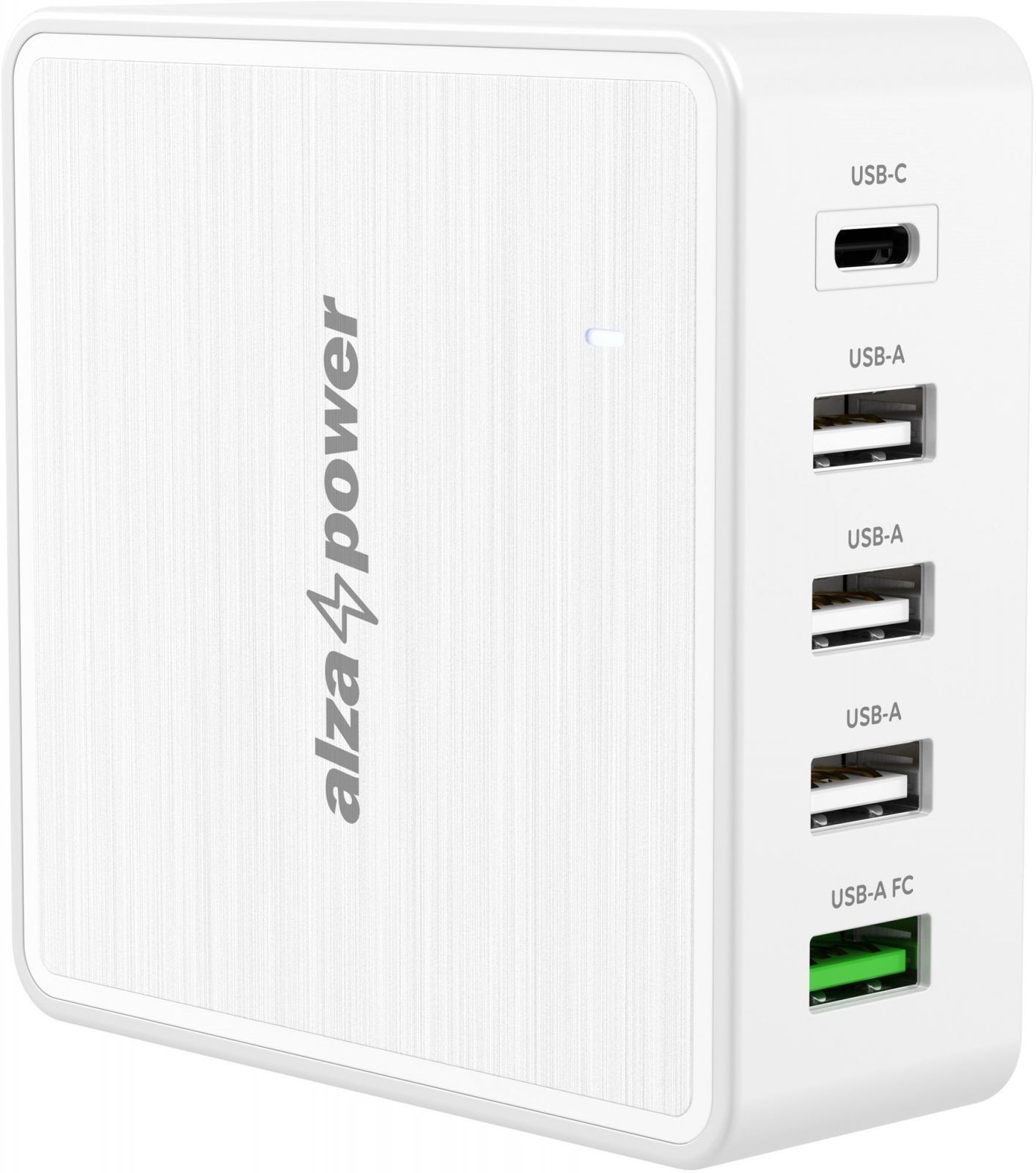 Hálózati adapter AlzaPower M100 Multicharge Power Delivery fehér