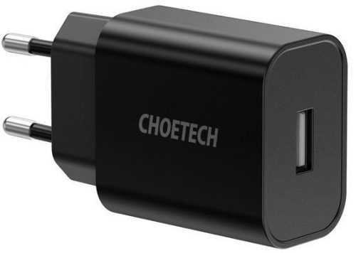 Hálózati adapter ChoeTech Smart USB Wall Charger 12W Black