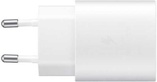 Hálózati adapter Samsung Töltő gyorstöltés támogatással (25W) kábellel fehér