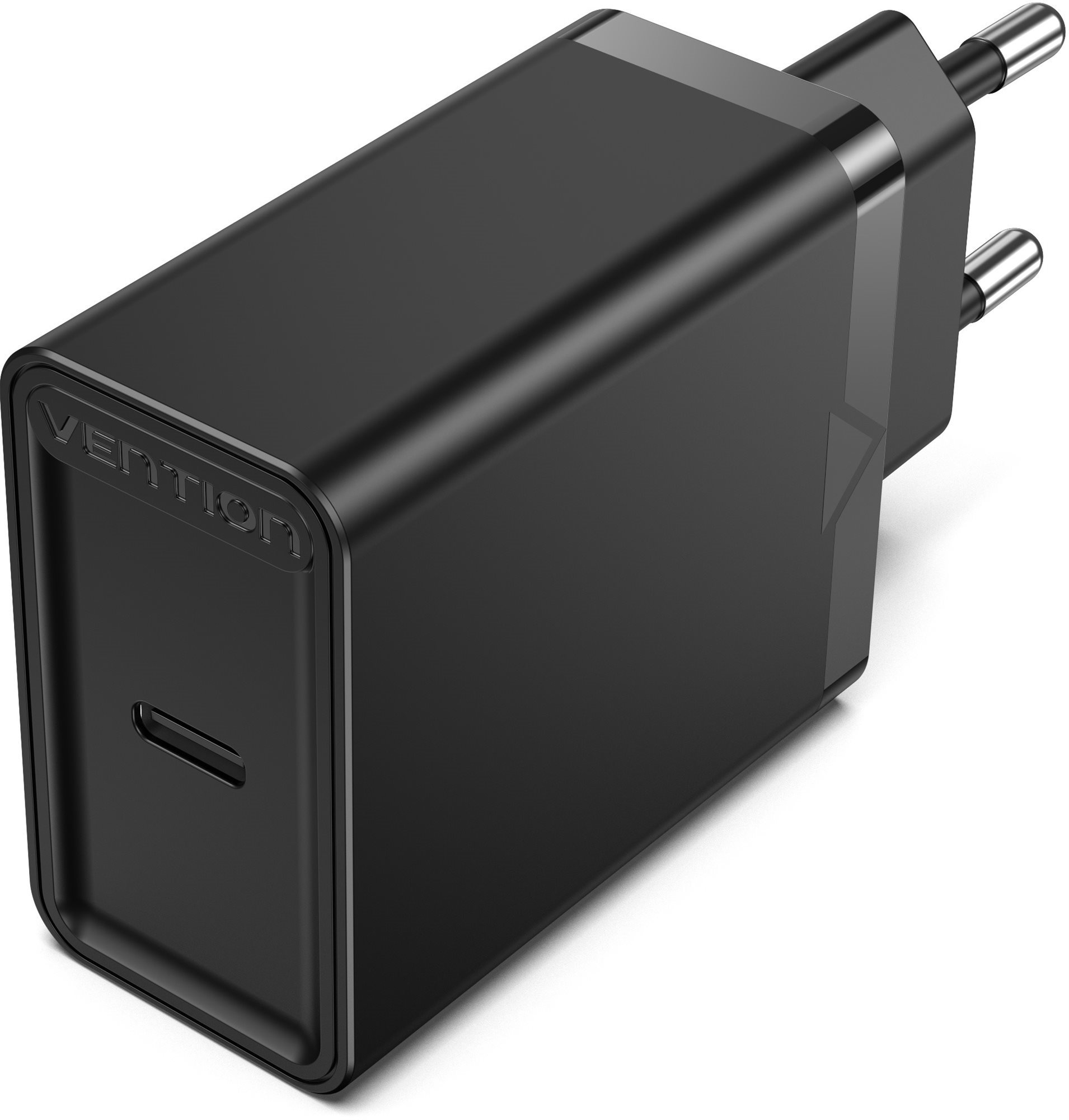 Hálózati adapter Vention 1-port USB-C Wall Charger (30W) Black