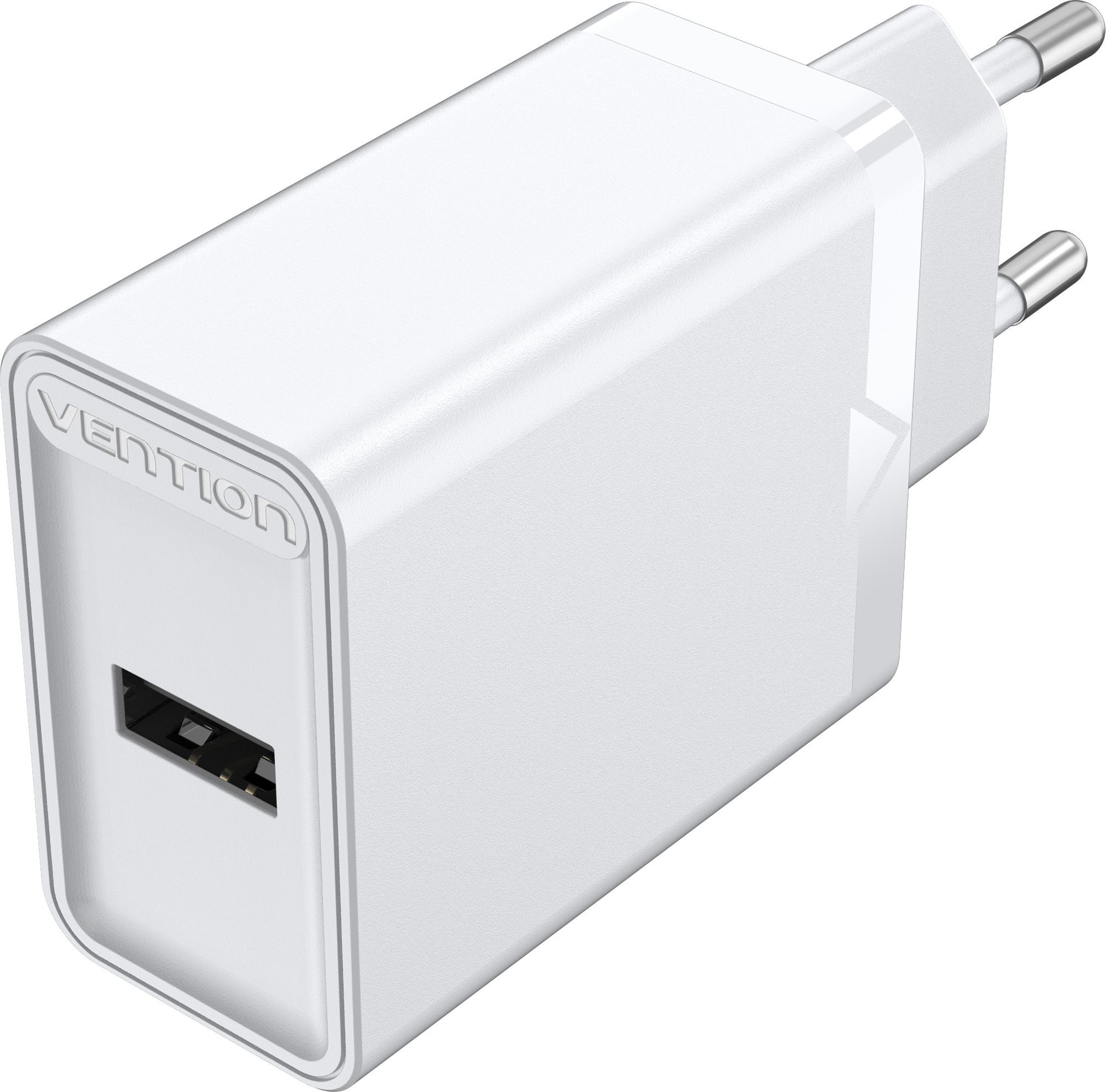 Hálózati adapter Vention 1-port USB Wall Charger (12W) White