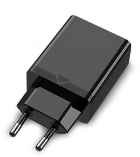 Hálózati adapter Vention 1-port USB Wall Quick Charger (18W) Black