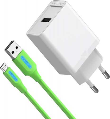 Hálózati adapter Vention & Alza Charging Kit (12W + micro USB Cable 1m) Collaboration Type