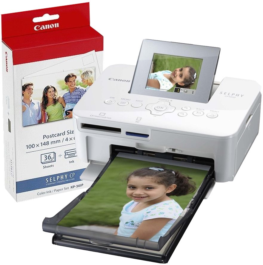 Hőszublimációs nyomtató Canon Selphy CP1000 - Fehér