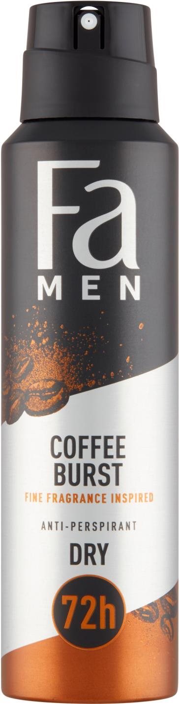 Izzadásgátló FA MEN Coffee Burst Izzadásgátló deo spray 150 ml