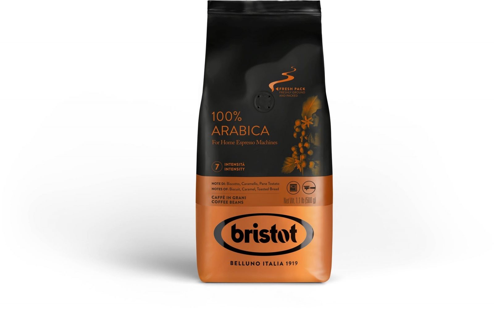 Kávé Bristot 100% Arabica 500 g