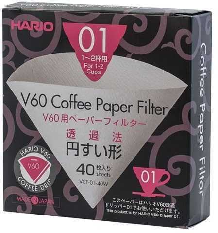 Kávéfilter Hario papírfilter V60-01