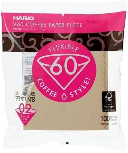 Kávéfilter Hario papírfilter V60-02