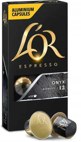 Kávékapszula L'OR Espresso Onyx 10db alumínium kapszula