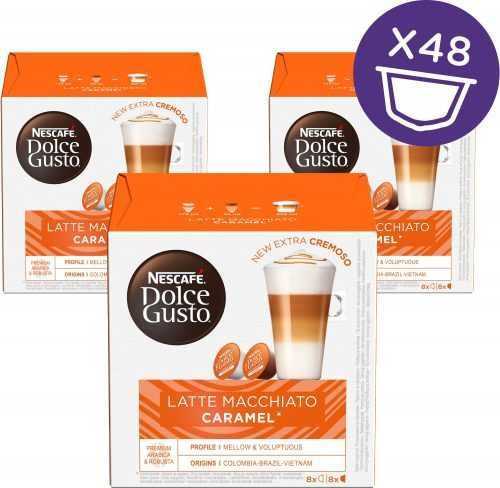 Kávékapszula NESCAFÉ Dolce Gusto  Caramel Macchiato 3 csomag