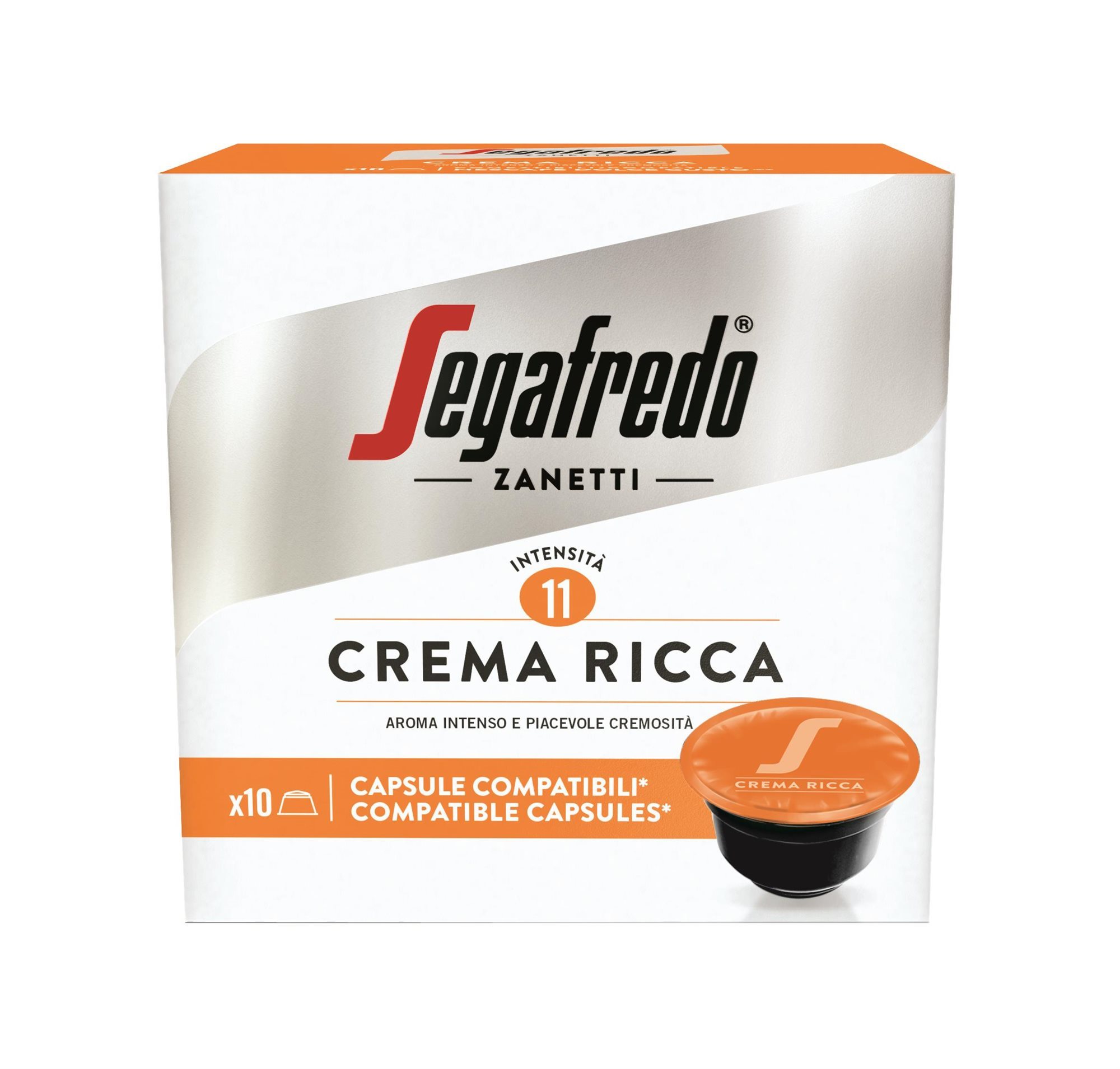 Kávékapszula Segafredo Crema Rica kapszula DG 10 adag