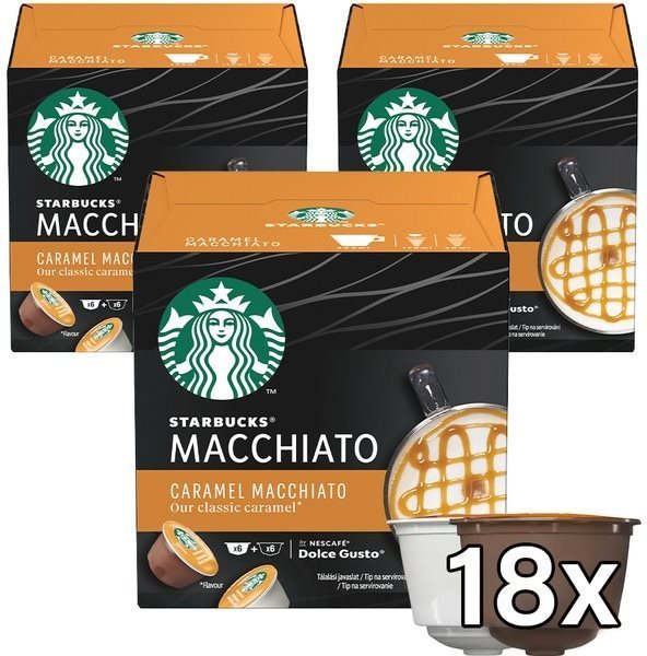Kávékapszula Starbucks by Nescafé Dolce Gusto Caramel Macchiato