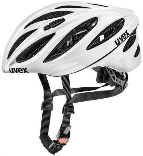 Kerékpáros sisak Uvex boss race white