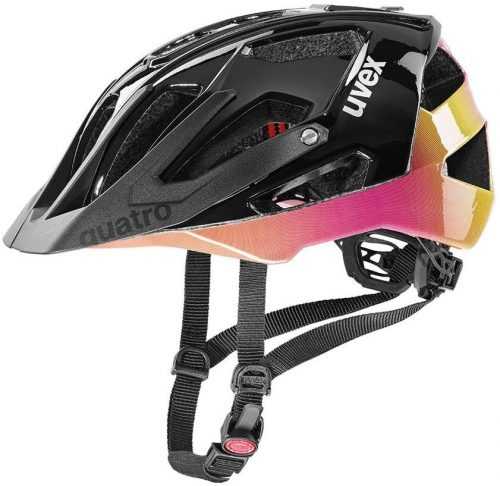 Kerékpáros sisak Uvex quatro future black 52 - 57 cm