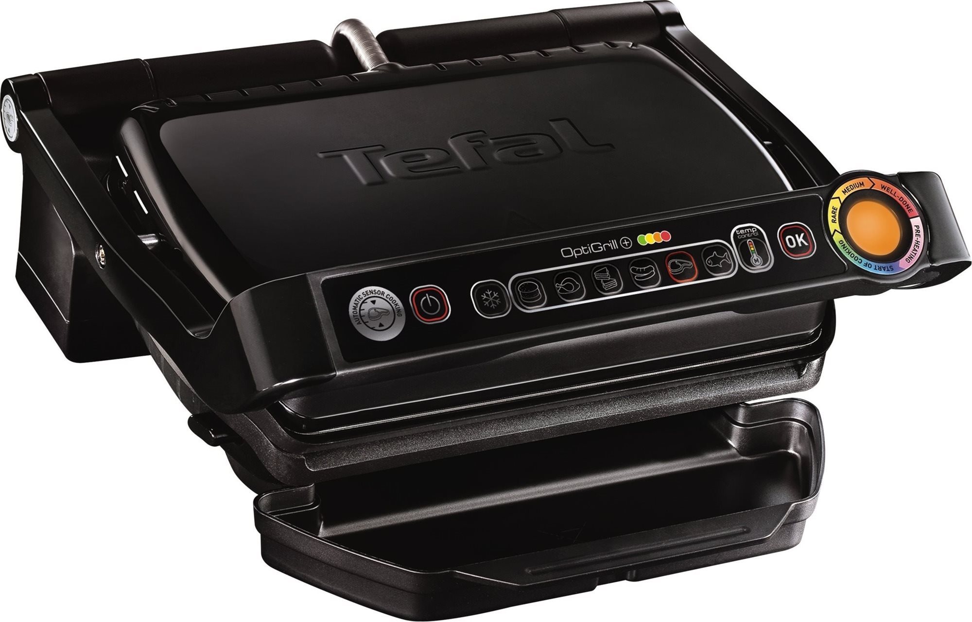 Kontakt grill Tefal OptiGrill+ GC714834 sütő tartozékokkal