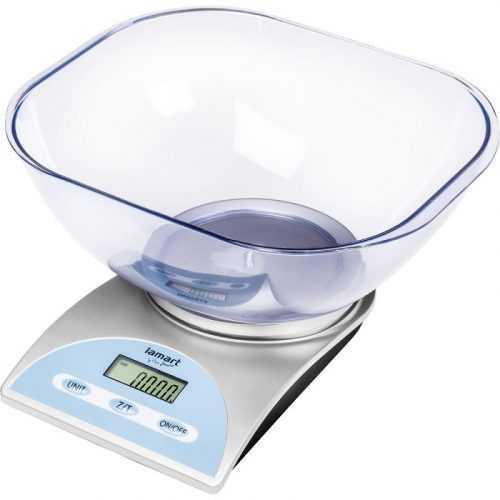 Konyhai mérleg LAMART LT7033 konyhai mérleg BOWL tállal