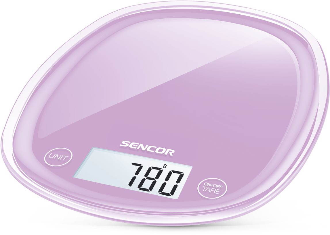 Konyhai mérleg Sencor SKS Pastels 35VT lila