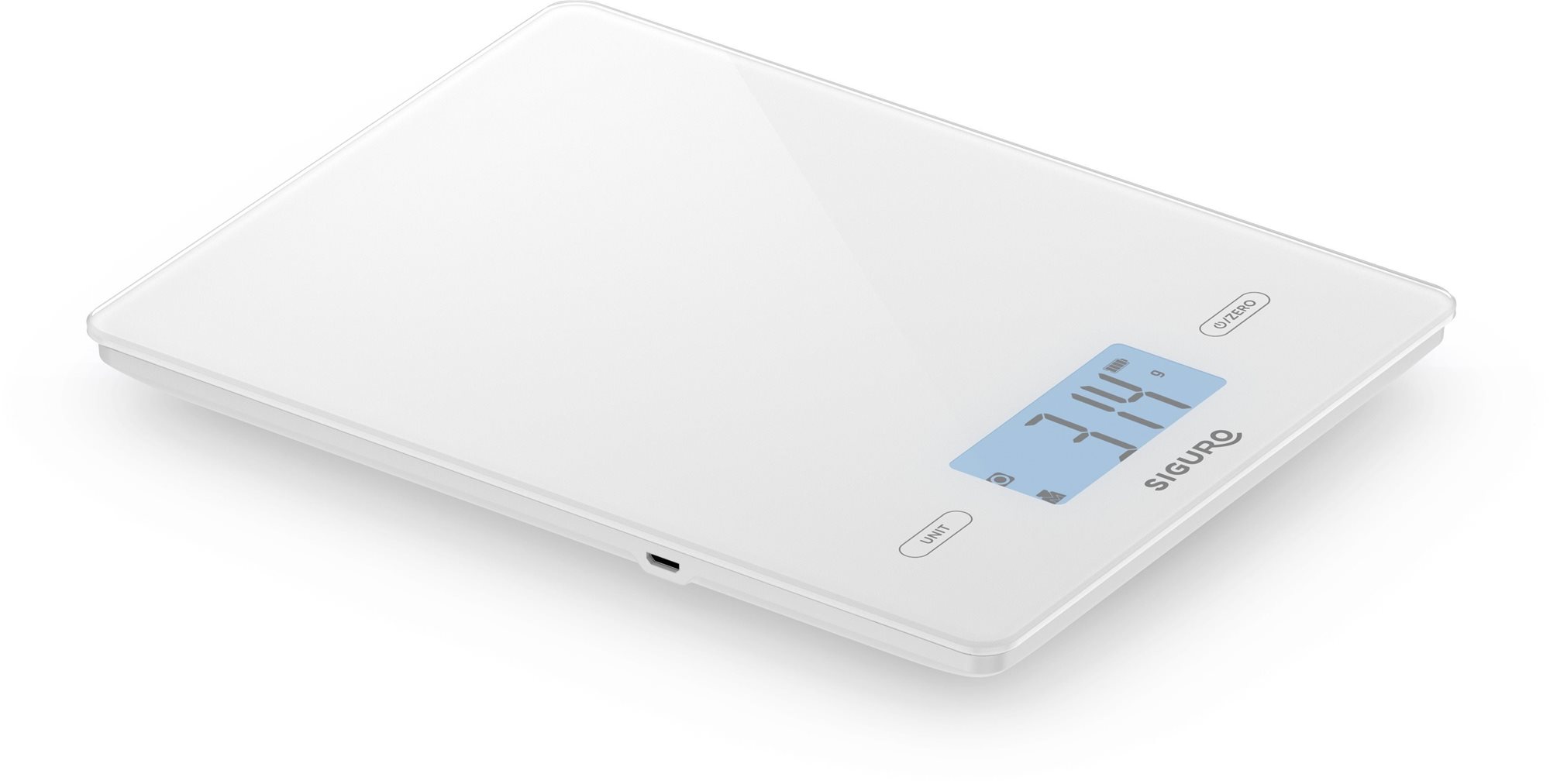 Konyhai mérleg Siguro AKU SC710W digitális