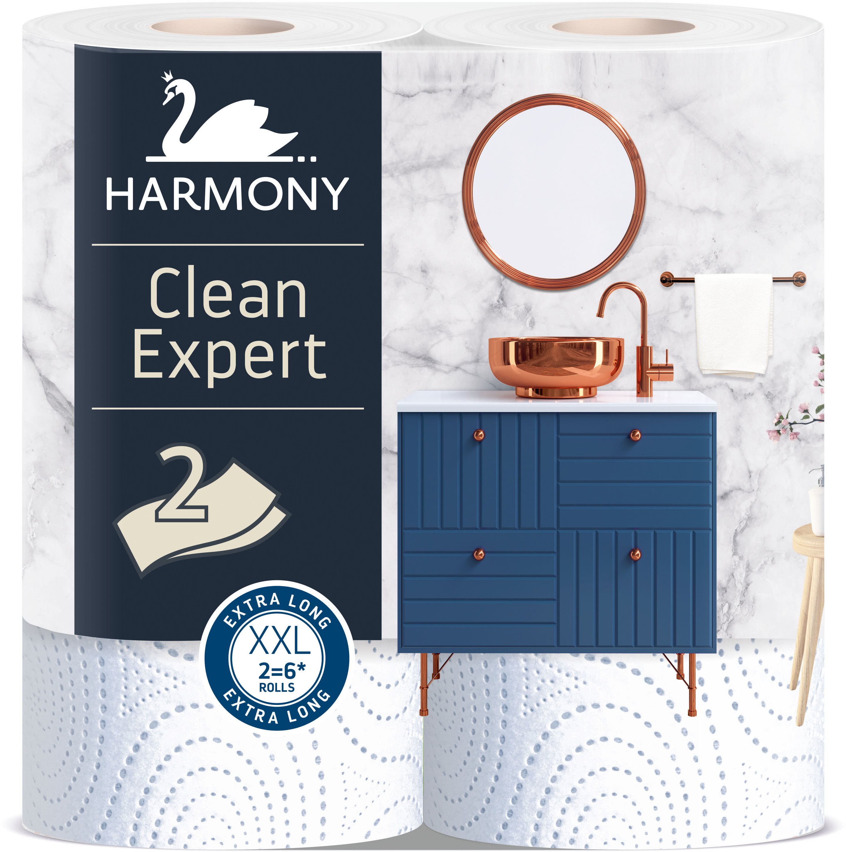 Konyhai papírtörlő HARMONY Clean Expert (2 db)