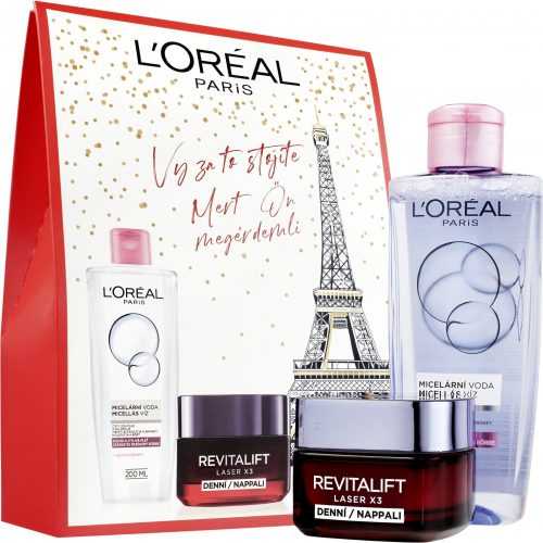 Kozmetikai ajándékcsomag ĽORÉAL PARIS Revitalift Laser Box