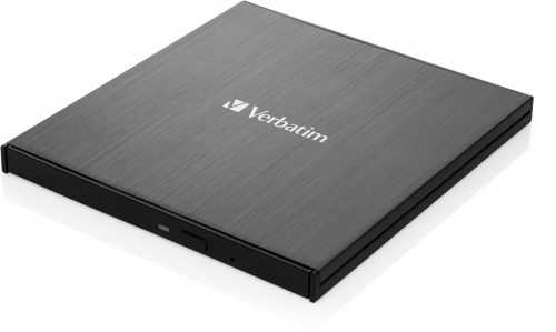 Külső DVD író VERBATIM Blu-Ray Slimline Ultra HD 4K USB 3.2 Gen 1 (USB-C)