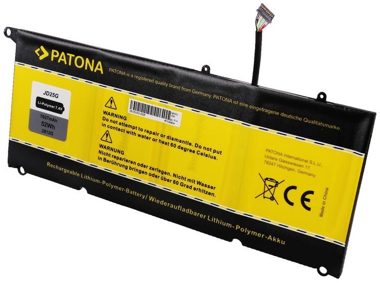 Laptop-akkumulátor PATONA DELL XPS13-hoz 7000mAh Li-pol 7.4V