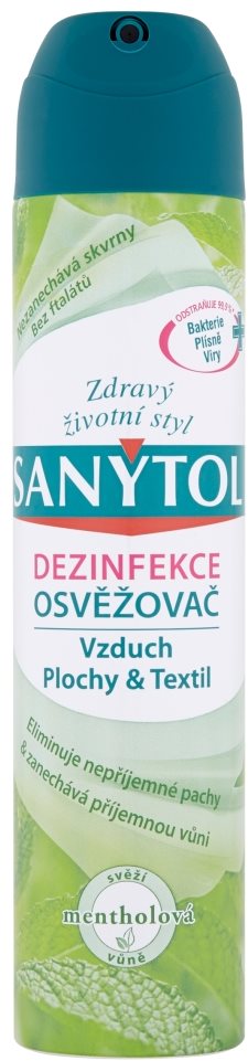 Légfrissítő SANYTOL fertőtlenítő légfrissítő - menta