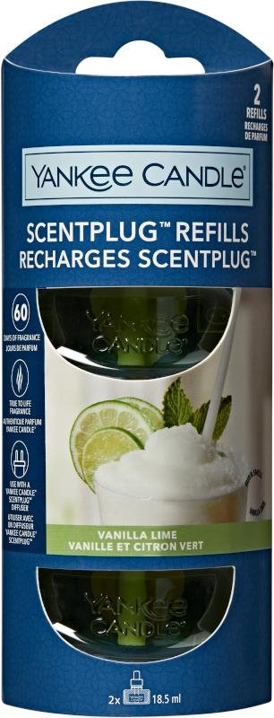 Légfrissítő YANKEE GYERTYA Vanilla Lime utántöltő 2 × 18