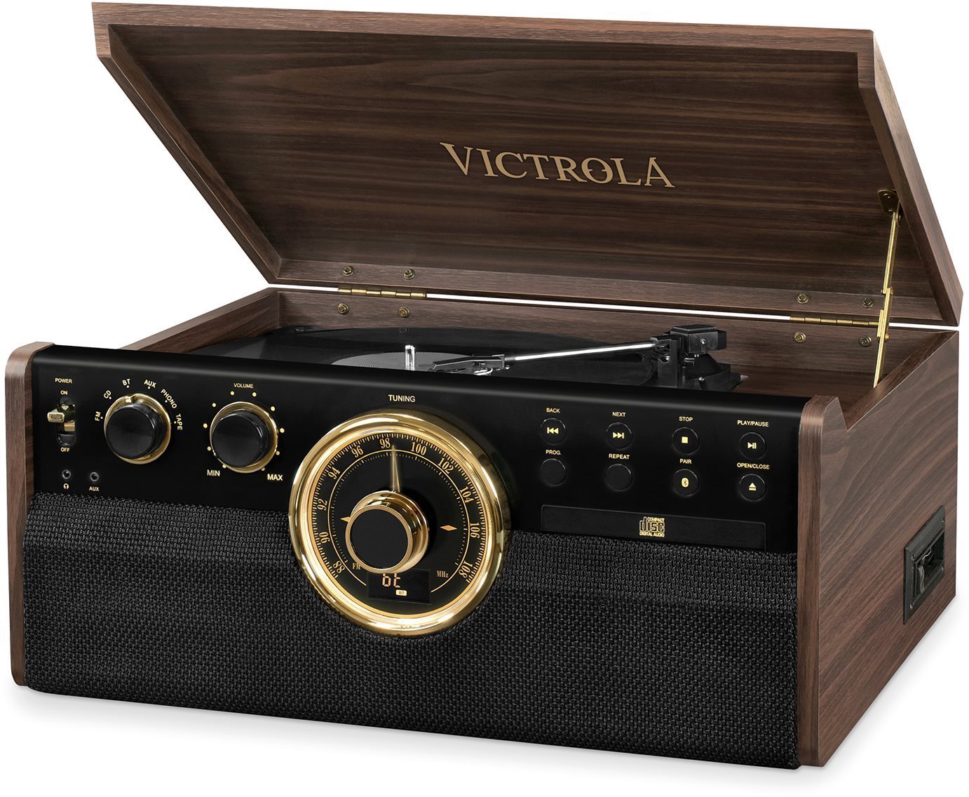 Lemezjátszó Victrola VTA-270B barna