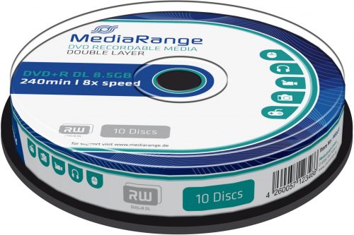 Média MediaRange DVD + R kétrétegű
