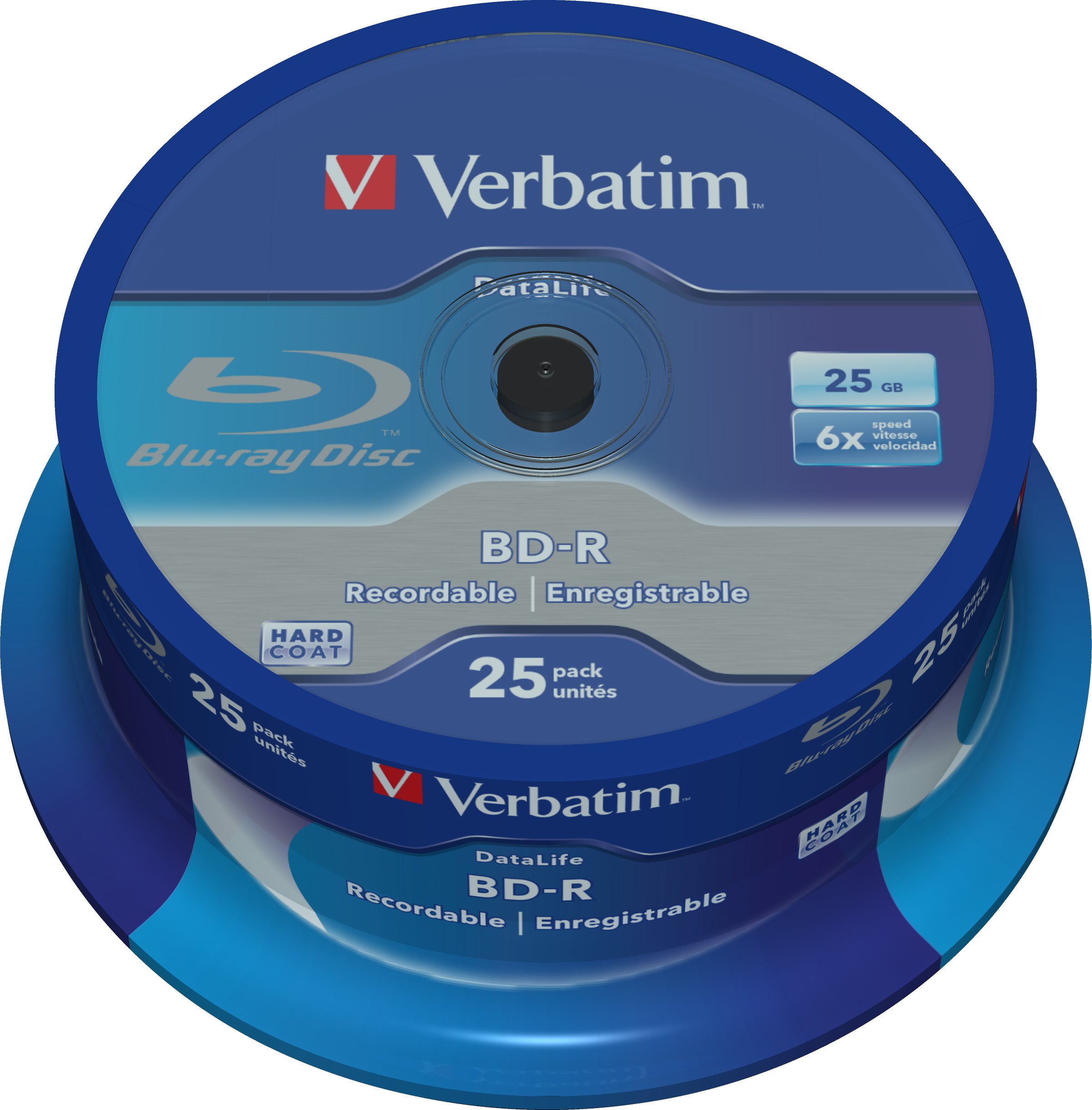 Média VERBATIM BD-R SL DataLife 25GB