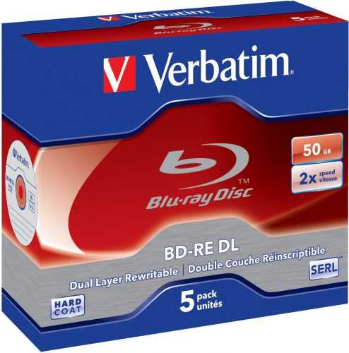 Média VERBATIM BD-RE DL 50GB