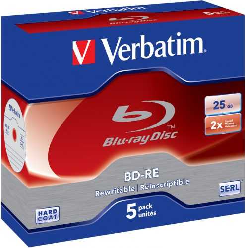 Média VERBATIM BD-RE SL 25GB