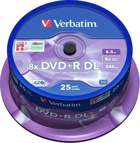 Média VERBATIM DVD+R 8