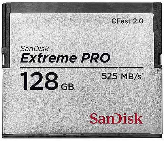 Memóriakártya SanDisk CFAST 2.0 128GB Extreme Pro VPG130