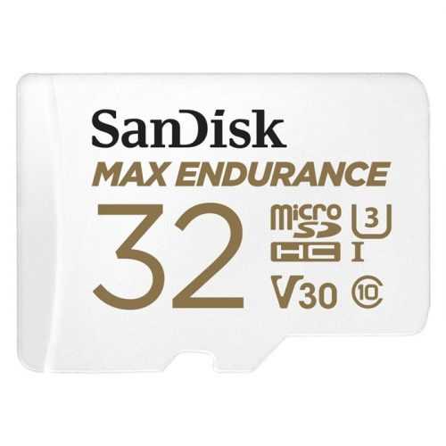 Memóriakártya SanDisk microSDHC 32GB Max Endurance + SD adapter