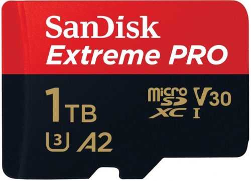 Memóriakártya SanDisk microSDXC 1 TB Extreme PRO + Rescue PRO Deluxe + SD adapter