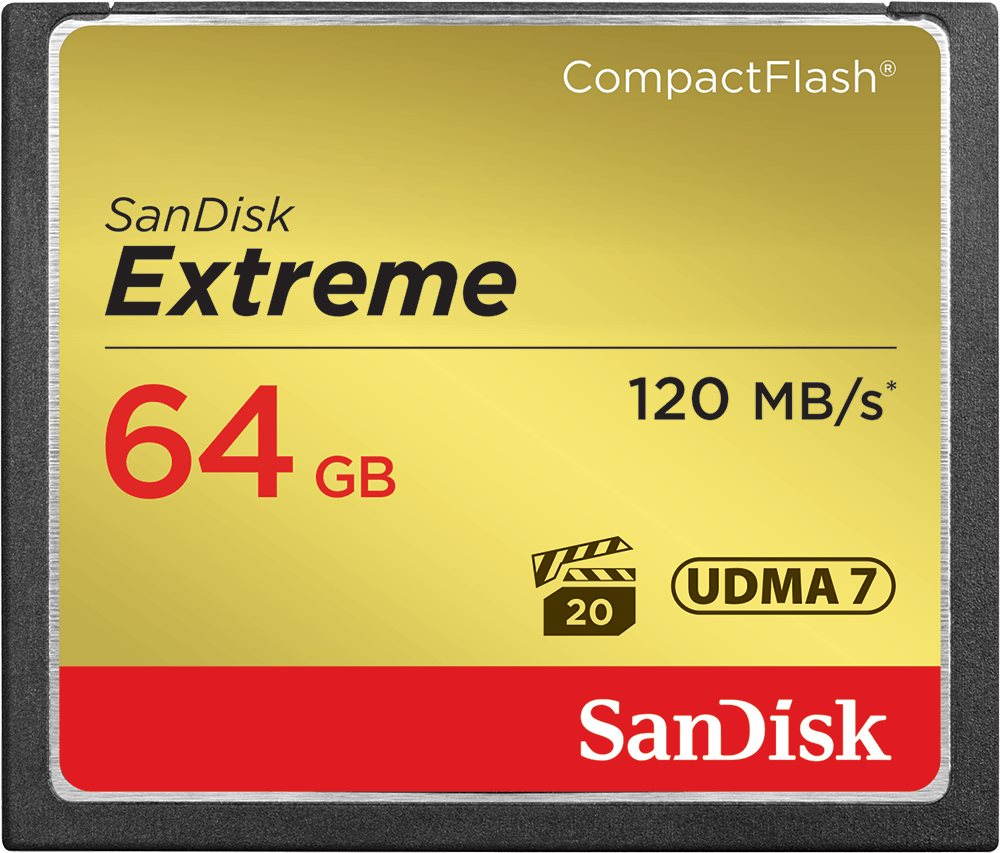 Memóriakártya Sandisk Compact Flash 64GB Extreme
