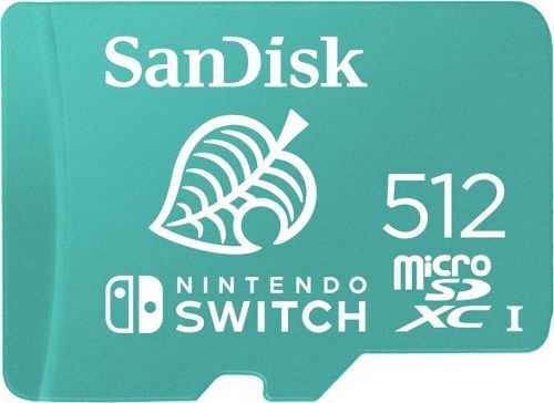 Memóriakártya Sandisk microSDXC 512GB Nintendo Switch