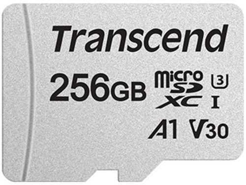Memóriakártya Transcend microSDXC 300S 256GB + SD adapter