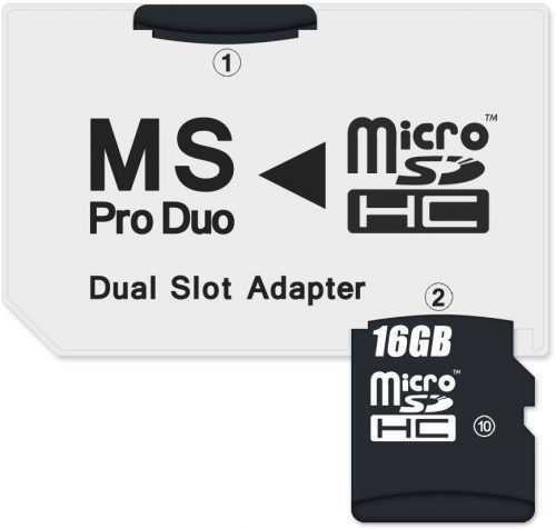 Memóriakártya adapter CONNECT IT MS PRO DUO 2x Micro SDHC-hez