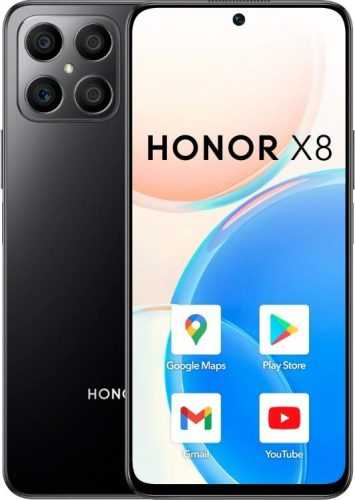 Mobiltelefon Honor X8 6G 128GB fekete