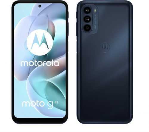 Mobiltelefon Motorola Moto G41 fekete