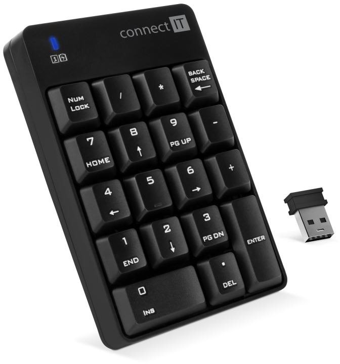 Numerikus billentyűzet CONNECT IT NumCALC CKB-0061-BK